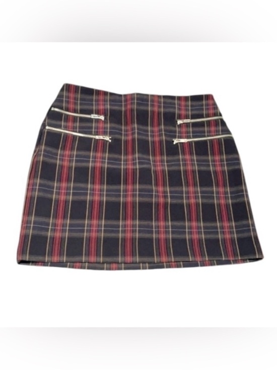 Forever 21 Dresses & Skirts - FOREVER21 Plaid Mini Skirt with Zipper Detail